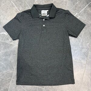 Goodfellow Dark Green Marled Athletic Polo Shirt Mens Size M